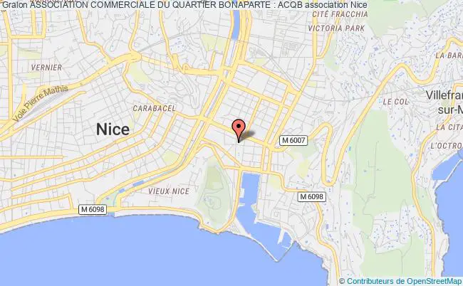 plan association Association Commerciale Du Quartier Bonaparte : Acqb Nice