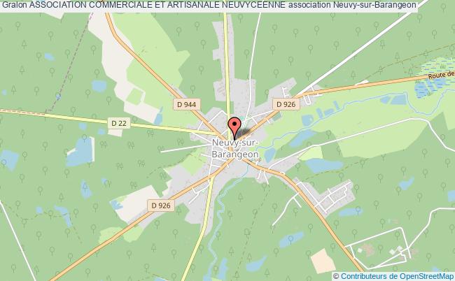 plan association Association Commerciale Et Artisanale Neuvyceenne Neuvy-sur-Barangeon