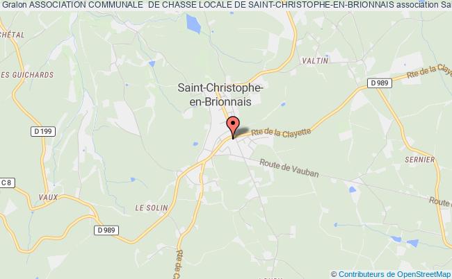 plan association Association Communale  De Chasse Locale De Saint-christophe-en-brionnais Saint-Christophe-en-Brionnais
