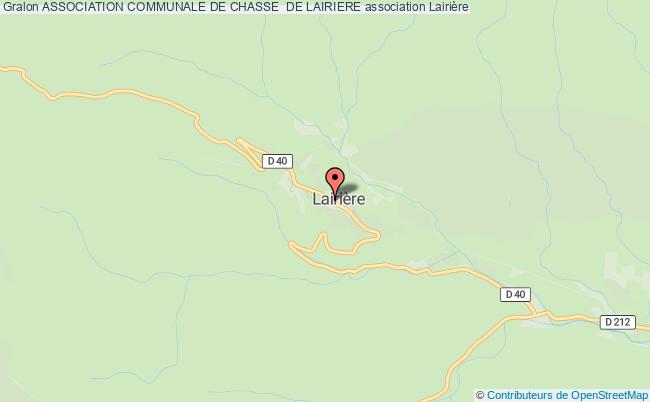 ASSOCIATION COMMUNALE DE CHASSE  DE LAIRIERE
