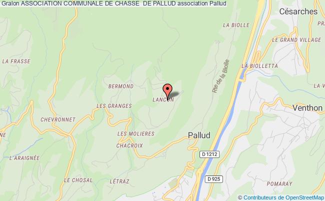 ASSOCIATION COMMUNALE DE CHASSE  DE PALLUD