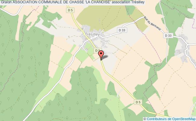 plan association Association Communale De Chasse 'la Chanoise' Trésilley