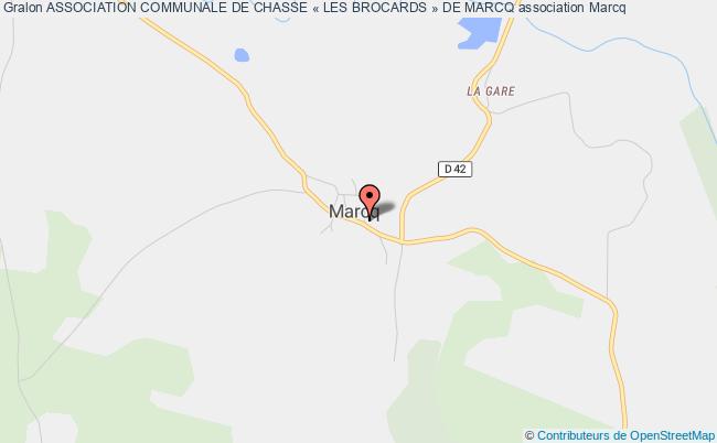 plan association Association Communale De Chasse « les Brocards » De Marcq Marcq