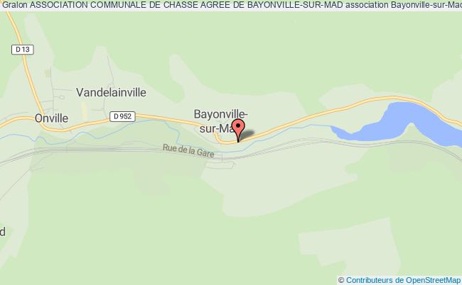 ASSOCIATION COMMUNALE DE CHASSE AGREE DE BAYONVILLE-SUR-MAD