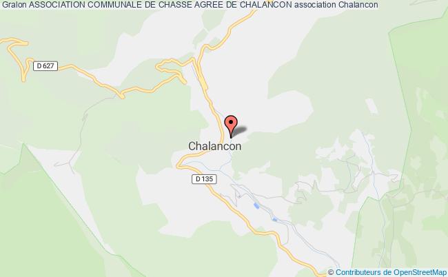 ASSOCIATION COMMUNALE DE CHASSE AGREE DE CHALANCON