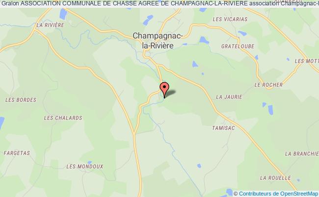 plan association Association Communale De Chasse Agree De Champagnac-la-riviere Champagnac-la-Rivière