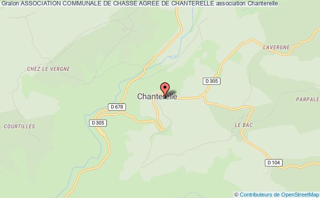 ASSOCIATION COMMUNALE DE CHASSE AGREE DE CHANTERELLE