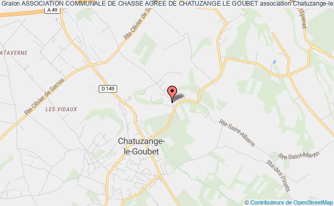 ASSOCIATION COMMUNALE DE CHASSE AGREE DE CHATUZANGE LE GOUBET