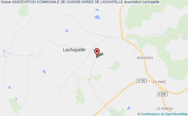 ASSOCIATION COMMUNALE DE CHASSE AGREE DE LACHAPELLE