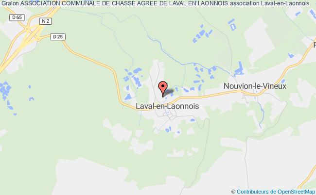 plan association Association Communale De Chasse Agree De Laval En Laonnois Laval-en-Laonnois