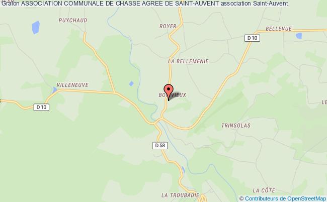 plan association Association Communale De Chasse Agree De Saint-auvent Saint-Auvent