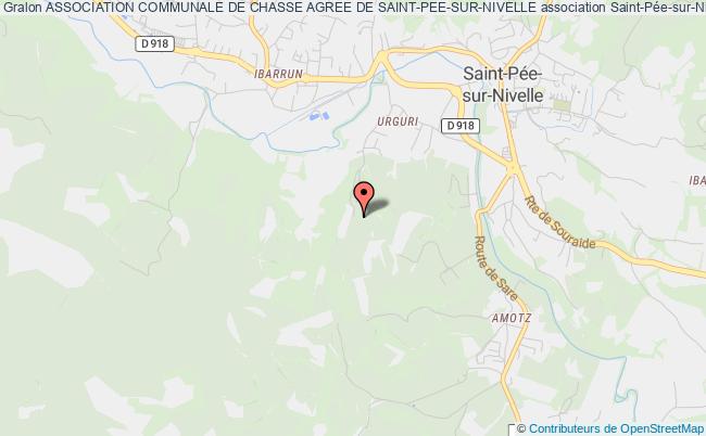 plan association Association Communale De Chasse Agree De Saint-pee-sur-nivelle Saint-Pée-sur-Nivelle