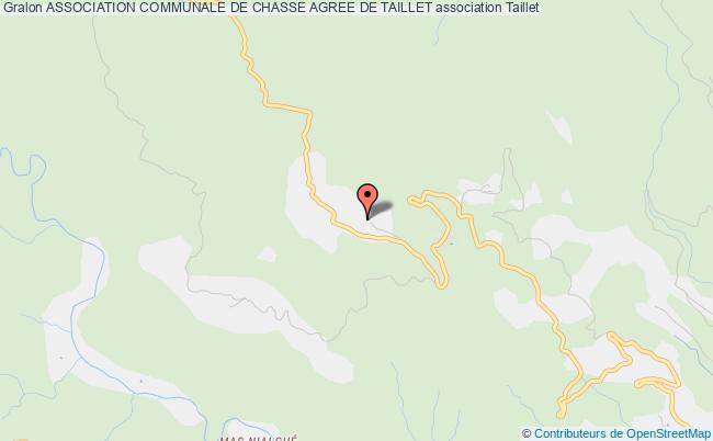 ASSOCIATION COMMUNALE DE CHASSE AGREE DE TAILLET
