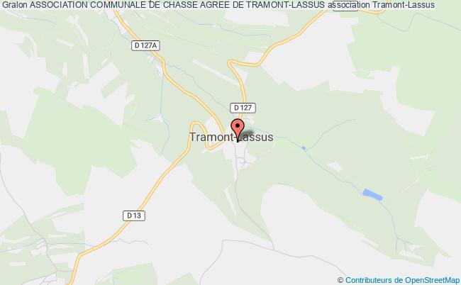 ASSOCIATION COMMUNALE DE CHASSE AGREE DE TRAMONT-LASSUS