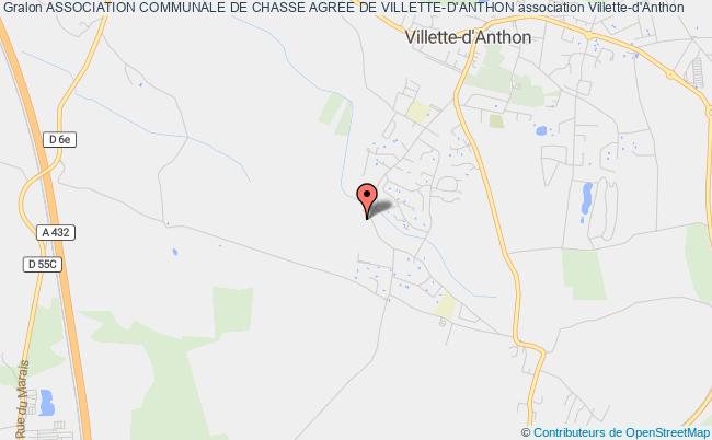 plan association Association Communale De Chasse Agree De Villette-d'anthon Villette-d'Anthon