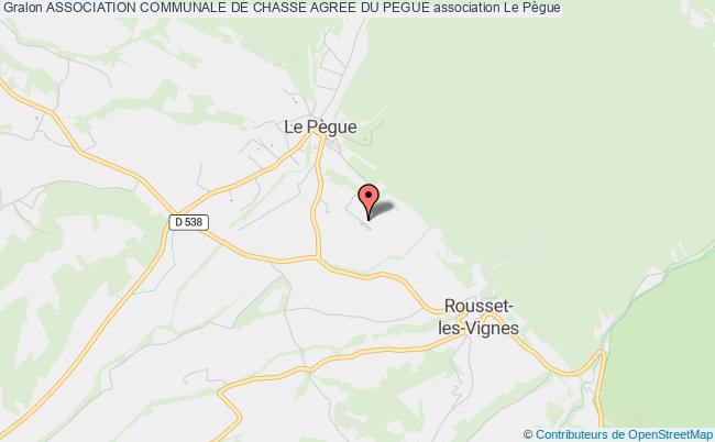 ASSOCIATION COMMUNALE DE CHASSE AGREE DU PEGUE