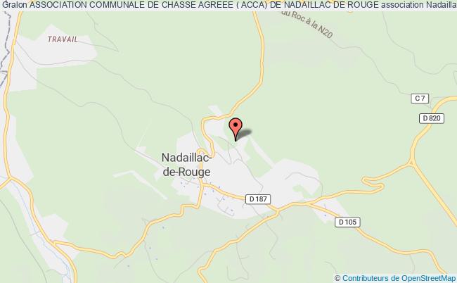 ASSOCIATION COMMUNALE DE CHASSE AGREEE ( ACCA) DE NADAILLAC DE ROUGE