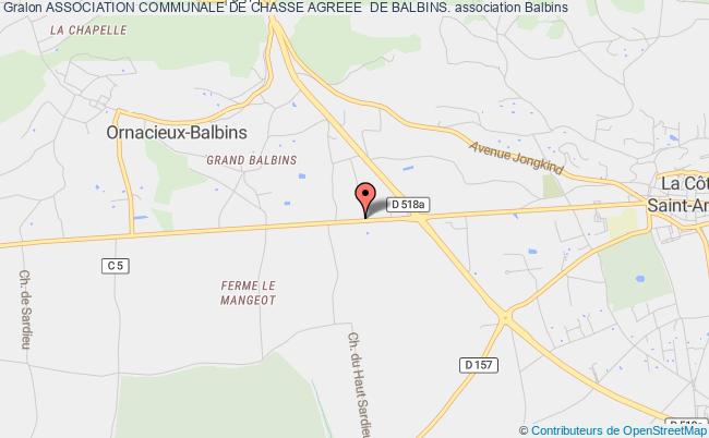 ASSOCIATION COMMUNALE DE CHASSE AGREEE  DE BALBINS.