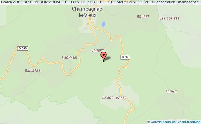 ASSOCIATION COMMUNALE DE CHASSE AGREEE  DE CHAMPAGNAC LE VIEUX