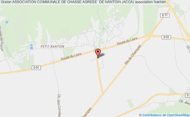 ASSOCIATION COMMUNALE DE CHASSE AGREEE  DE NANTOIN (ACCA)