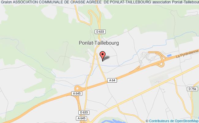 ASSOCIATION COMMUNALE DE CHASSE AGREEE  DE PONLAT-TAILLEBOURG