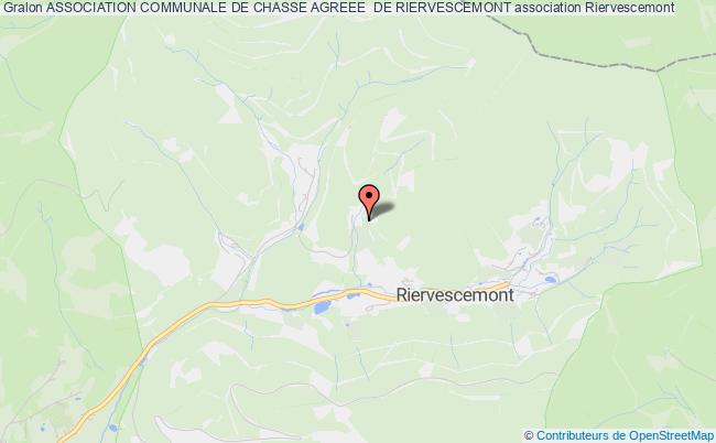 ASSOCIATION COMMUNALE DE CHASSE AGREEE  DE RIERVESCEMONT