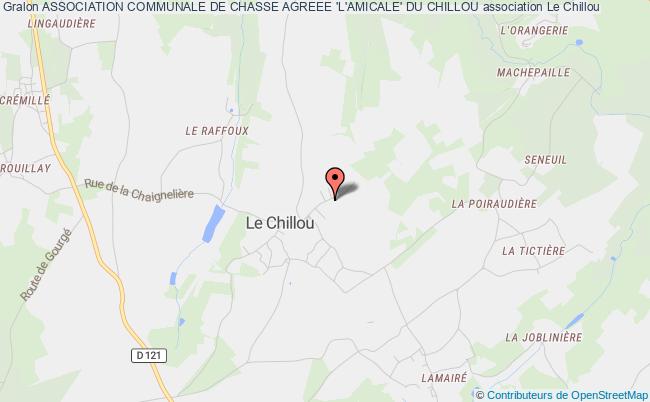 plan association Association Communale De Chasse Agreee 'l'amicale' Du Chillou Le Chillou