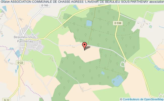 plan association Association Communale De Chasse Agreee 'l'avenir' De Beaulieu Sous Parthenay Beaulieu-sous-Parthenay