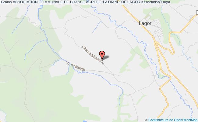 ASSOCIATION COMMUNALE DE CHASSE AGREEE 'LA DIANE' DE LAGOR