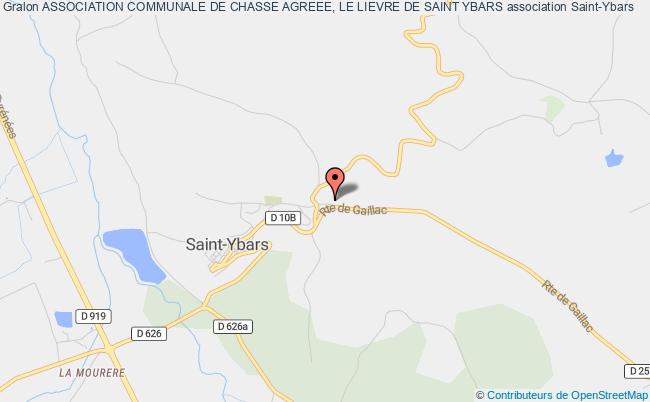 plan association Association Communale De Chasse Agreee, Le Lievre De Saint Ybars Saint-Ybars