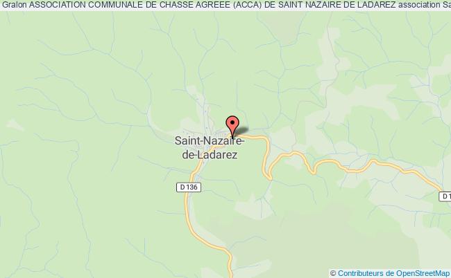 plan association Association Communale De Chasse Agreee (acca) De Saint Nazaire De Ladarez Saint-Nazaire-de-Ladarez
