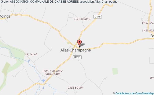 plan association Association Communale De Chasse Agreee Allas-Champagne