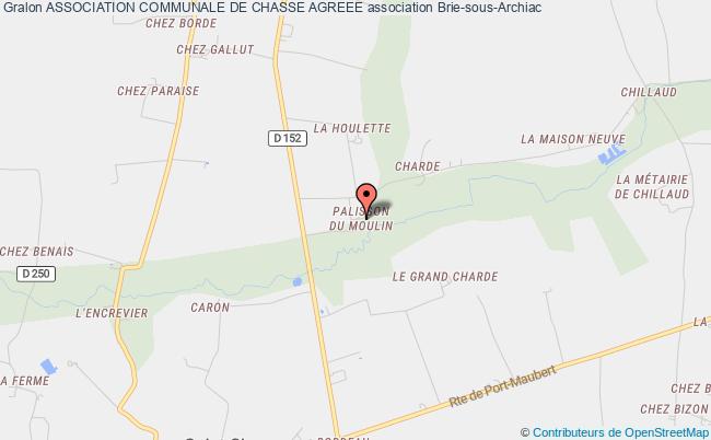 plan association Association Communale De Chasse Agreee Brie-sous-Archiac