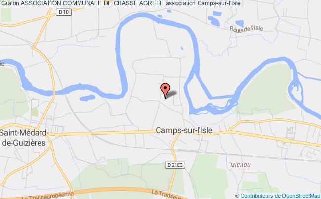 plan association Association Communale De Chasse Agreee Camps-sur-l'Isle