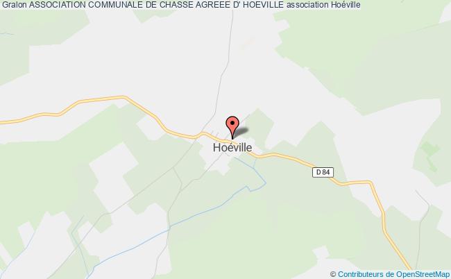 ASSOCIATION COMMUNALE DE CHASSE AGREEE D' HOEVILLE