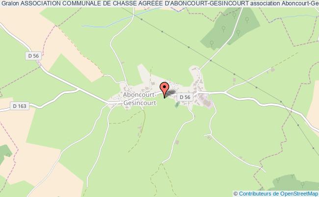 ASSOCIATION COMMUNALE DE CHASSE AGRÉÉE D'ABONCOURT-GESINCOURT