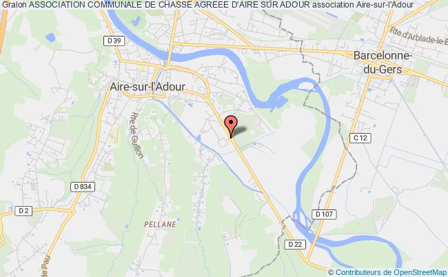 plan association Association Communale De Chasse Agreee D'aire Sur Adour Aire-sur-l'Adour