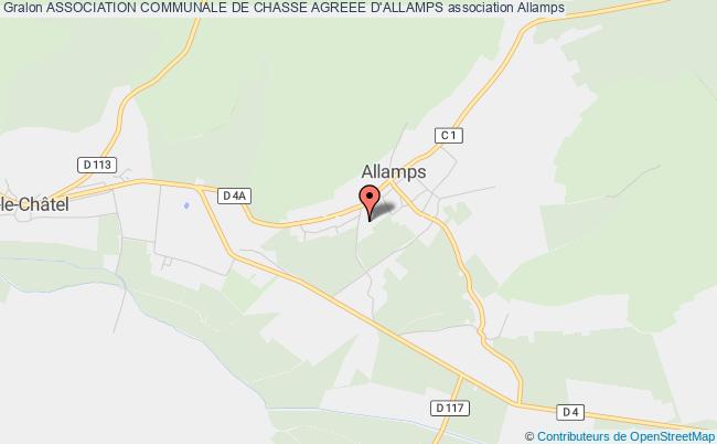 ASSOCIATION COMMUNALE DE CHASSE AGREEE D'ALLAMPS