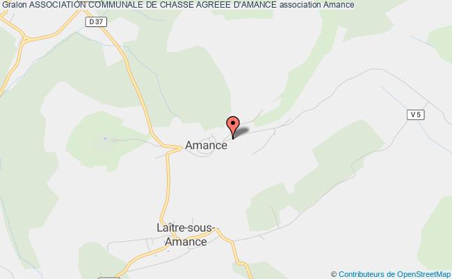 ASSOCIATION COMMUNALE DE CHASSE AGREEE D'AMANCE