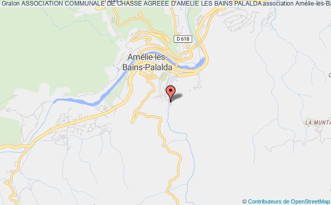 plan association Association Communale De Chasse Agreee D'amelie Les Bains Palalda Amélie-les-Bains-Palalda