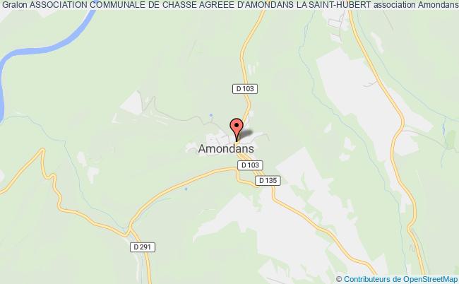 plan association Association Communale De Chasse Agreee D'amondans La Saint-hubert Amondans