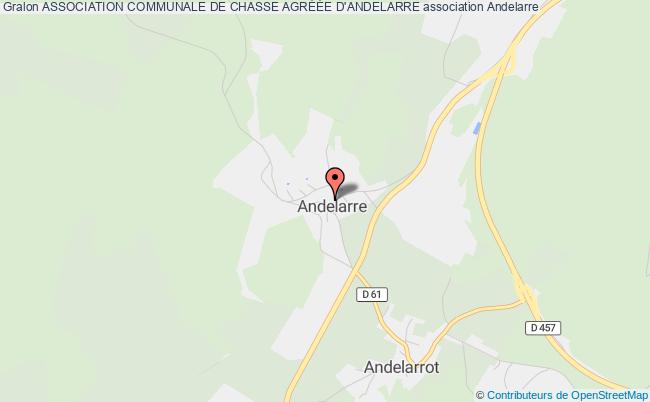 plan association Association Communale De Chasse AgrÉÉe D'andelarre Andelarre
