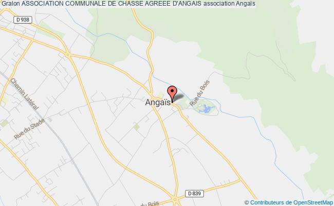 plan association Association Communale De Chasse Agreee D'angais Angaïs