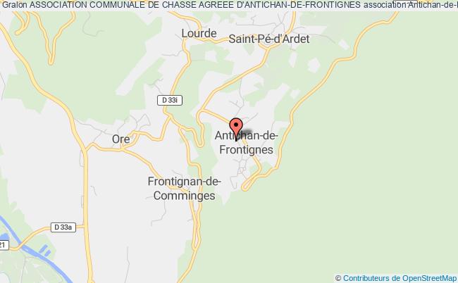 ASSOCIATION COMMUNALE DE CHASSE AGREEE D'ANTICHAN-DE-FRONTIGNES