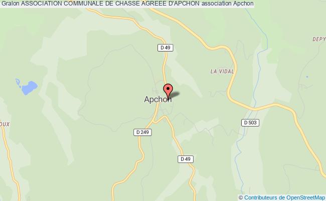 ASSOCIATION COMMUNALE DE CHASSE AGREEE D'APCHON