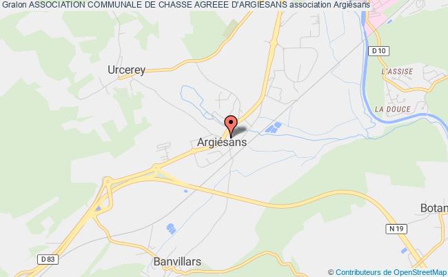 ASSOCIATION COMMUNALE DE CHASSE AGREEE D'ARGIESANS