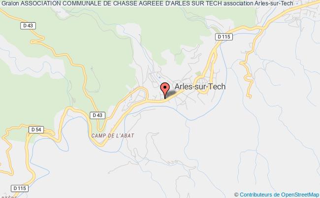 plan association Association Communale De Chasse Agreee D'arles Sur Tech Arles-sur-Tech
