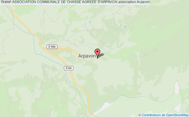 plan association Association Communale De Chasse Agreee D'arpavon Arpavon