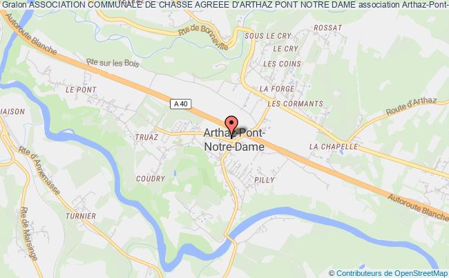 plan association Association Communale De Chasse Agreee D'arthaz Pont Notre Dame Arthaz-Pont-Notre-Dame