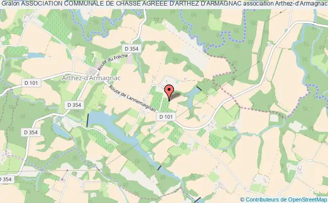plan association Association Communale De Chasse Agreee D'arthez D'armagnac Arthez-d'Armagnac